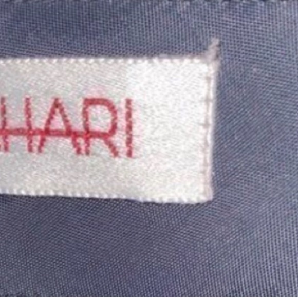 Tahari long black velvet skirt with 18% silk 161B5 - Picture 3 of 4